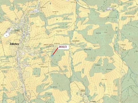 Dražba lesa, Zděchov, 1051 m2