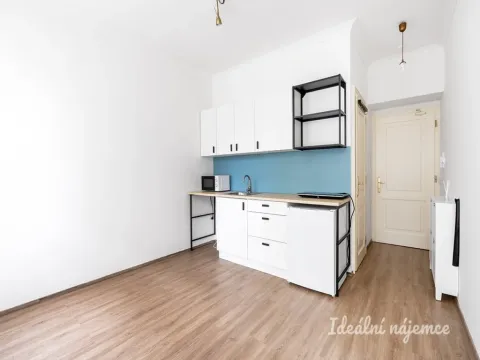 Pronájem bytu 1+kk, Praha - Vršovice, Černomořská, 18 m2