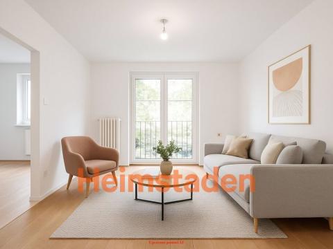 Pronájem bytu 2+1, Karviná - Nové Město, Erbenova, 48 m2