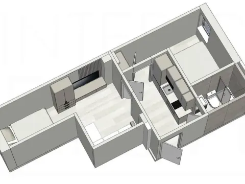 Pronájem bytu 3+kk, Praha - Žižkov, Na Jarově, 26 m2