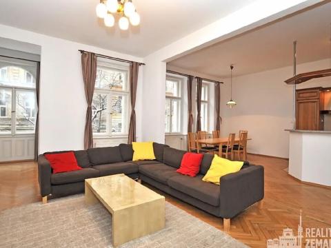 Pronájem bytu 3+kk, Praha - Vinohrady, Mánesova, 124 m2