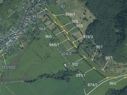 Prodej pole, Zliechov, Slovensko, 22832 m2