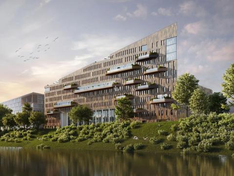 Pronájem kanceláře, Praha - Karlín, Karolinská, 400 m2