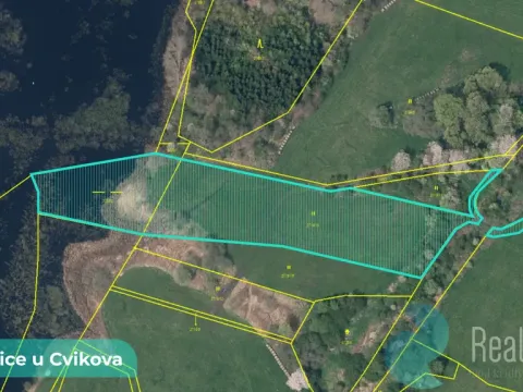 Prodej podílu 3/8 louky, Kunratice u Cvikova, 4157 m2