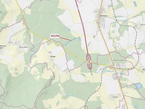 Dražba lesa, Netřebice, 8502 m2