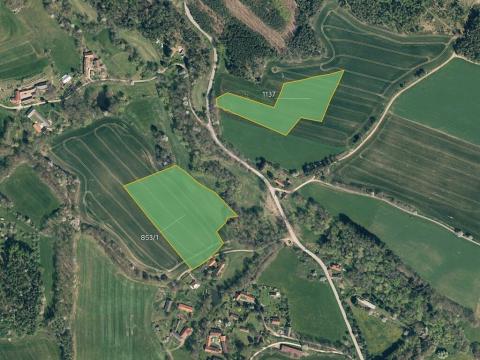 Prodej louky, Slapsko, 43591 m2