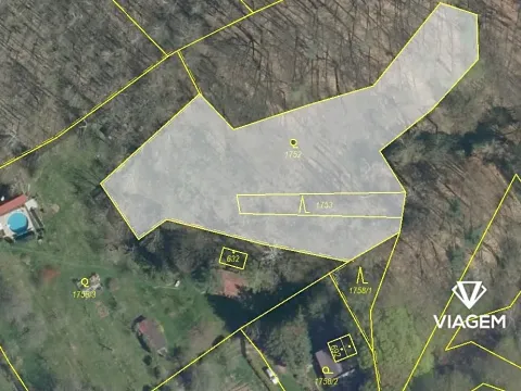 Prodej podílu lesa, Mšeno, 904 m2