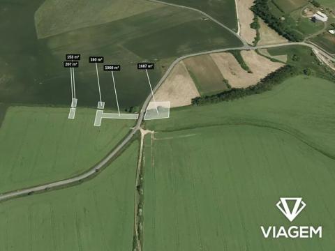 Prodej podílu pole, Hostim, 363 m2