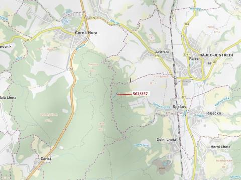 Dražba lesa, Spešov, 2643 m2