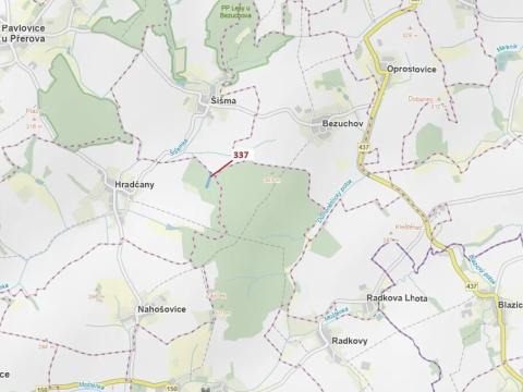 Dražba lesa, Hradčany-Kobeřice, 5963 m2