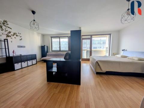 Pronájem bytu 1+kk, Praha - Holešovice, Osadní, 77 m2