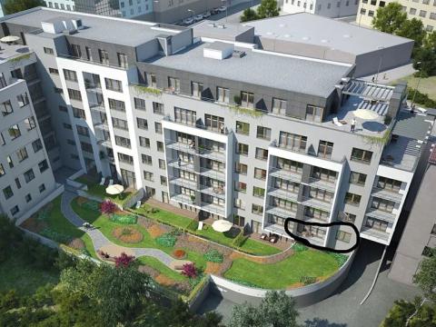 Pronájem bytu 2+kk, Praha - Vysočany, Bassova, 50 m2