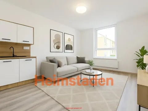 Pronájem bytu 2+kk, Ostrava - Poruba, Porubská, 42 m2