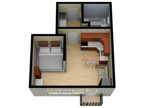 Prodej bytu 1+kk, Praha - Troja, Hnězdenská, 36 m2