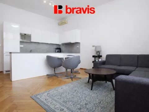 Pronájem bytu 2+kk, Brno - Veveří, Údolní, 54 m2