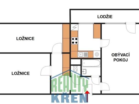 Prodej bytu 3+1, Praha - Dejvice, náměstí Bořislavka, 69 m2
