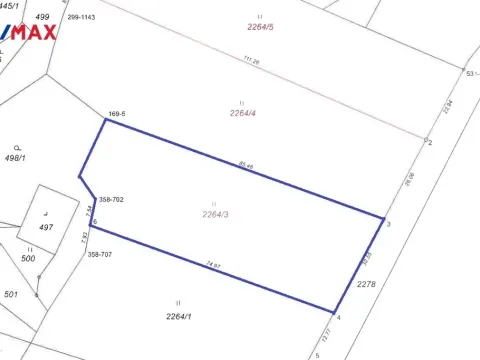 Prodej pozemku pro bydlení, Zlaté Hory, 2478 m2