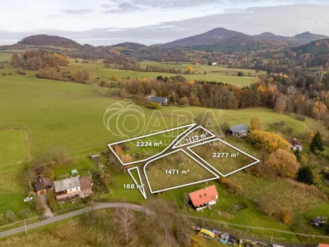 Prodej louky, Česká Kamenice, 2224 m2