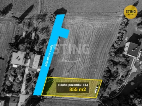 Prodej pozemku pro bydlení, Ropice, 855 m2