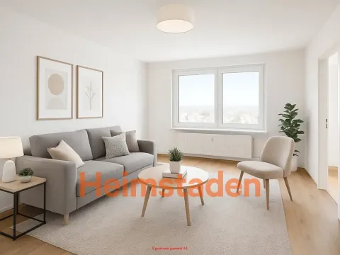 Pronájem bytu 2+1, Ostrava - Moravská Ostrava, Sportovní, 47 m2