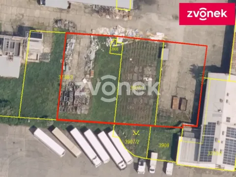 Pronájem pozemku, Kunovice, 1800 m2