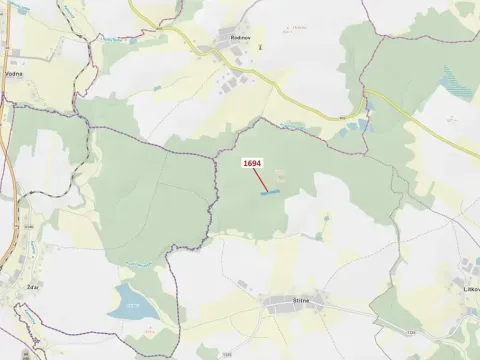 Dražba lesa, Žirovnice, 5755 m2