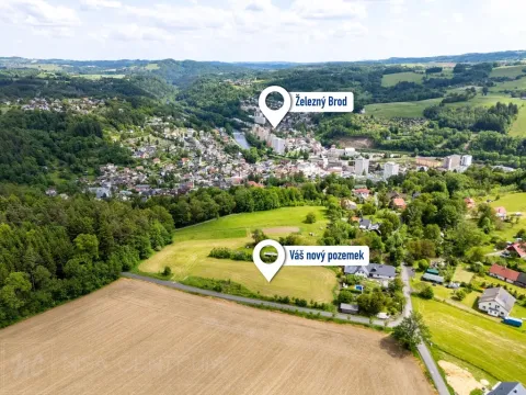 Prodej pozemku pro bydlení, Železný Brod, 3984 m2