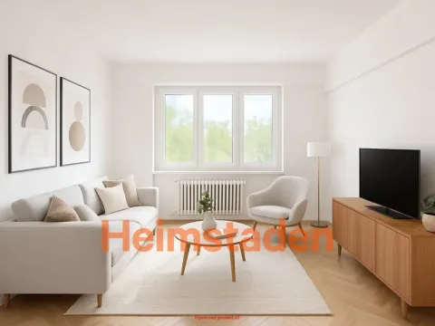 Pronájem bytu 2+1, Ostrava - Moravská Ostrava, náměstí Jiřího Myrona, 56 m2