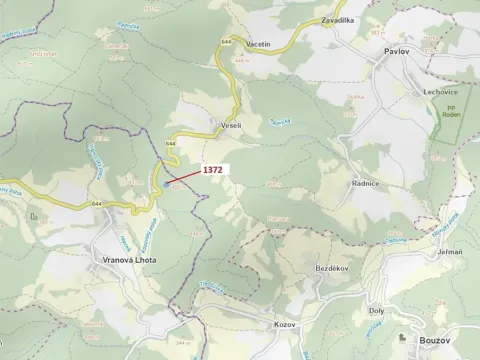 Dražba lesa, Vranová Lhota, 5978 m2