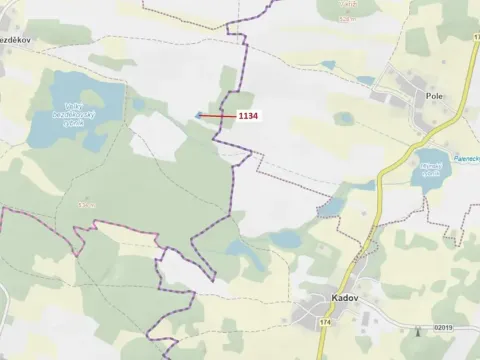 Dražba lesa, Hradiště, 1083 m2