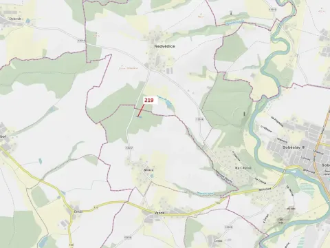 Dražba lesa, Vesce, 1673 m2