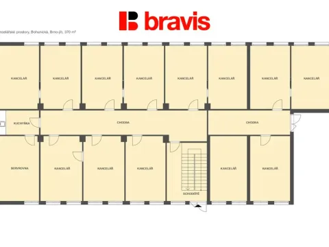 Pronájem kanceláře, Brno, Bohunická, 40 m2