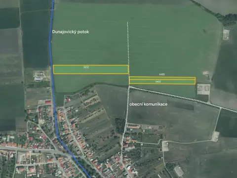Prodej pole, Dolní Dunajovice, 23793 m2