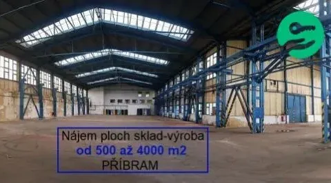 Pronájem skladu, Příbram, 4000 m2