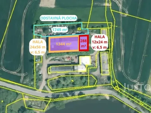 Pronájem skladu, Dolní Novosedly, 1632 m2