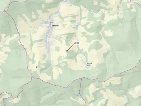 Dražba lesa, Zděchov, 2428 m2