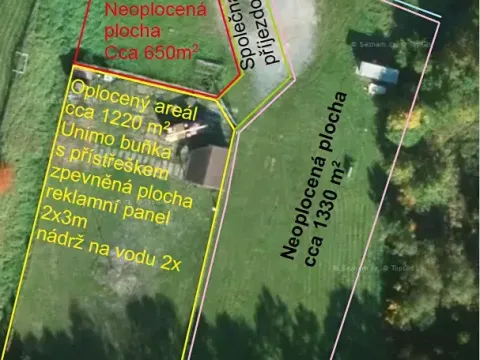 Pronájem komerčního pozemku, Přelouč, Jaselská, 1330 m2
