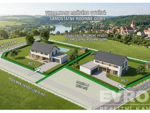 Prodej pozemku pro bydlení, Sázava, 3326 m2