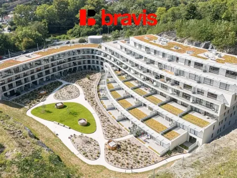 Pronájem bytu 2+kk, Brno - Komín, Bystrcká, 55 m2