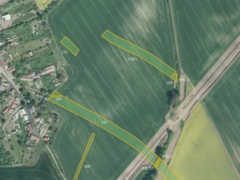 Prodej pole, Honětice, 76559 m2