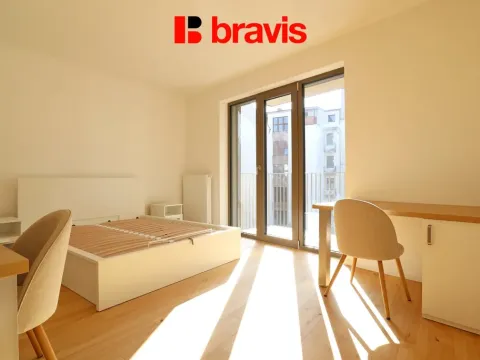 Pronájem bytu 1+kk, Brno - Zábrdovice, Bratislavská, 36 m2