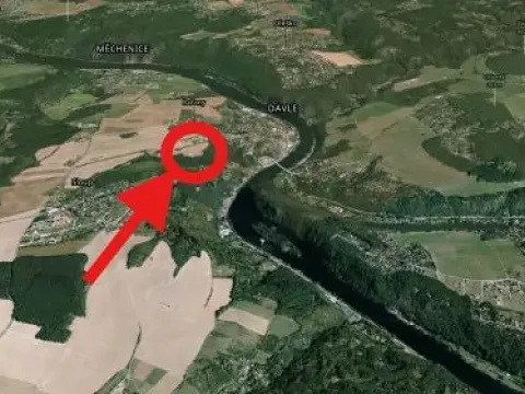 Prodej podílu pole, Davle, 2357 m2