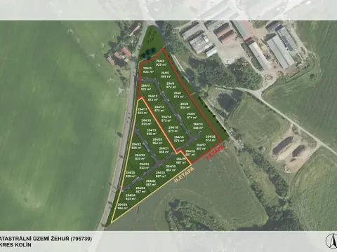 Prodej pozemku pro bydlení, Žehuň, 820 m2