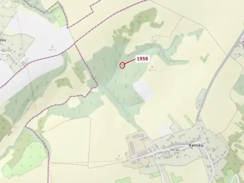 Dražba pozemku, Kelníky, 99 m2