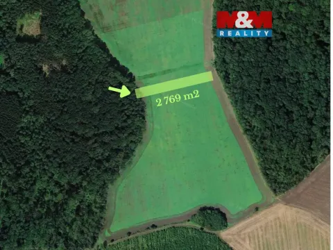 Prodej pole, Uherský Brod, 2769 m2