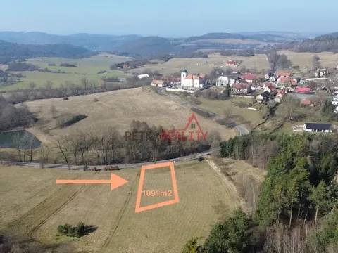 Prodej pozemku pro bydlení, Vysoký Újezd, 1091 m2
