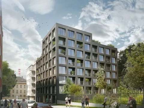 Pronájem bytu 1+kk, Brno, Hvězdová, 32 m2