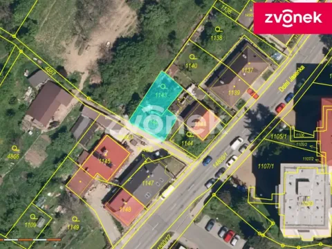 Prodej pozemku pro bydlení, Vsetín, 338 m2