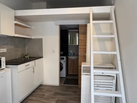 Pronájem bytu 1+kk, Praha, Husitská, 14 m2