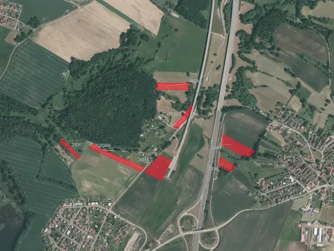 Prodej pole, Zvěrotice, 62629 m2